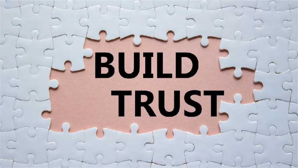 Builds trust - KrishaStudio