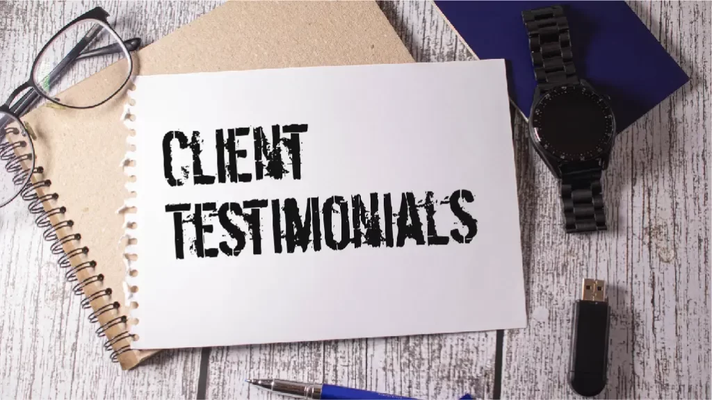 Utilize Client Testimonials to Build Trust - KrishaStudio