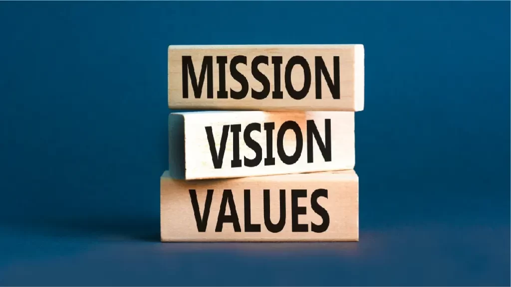 Explains your (vision, mission & core values)  - KrishaStudio